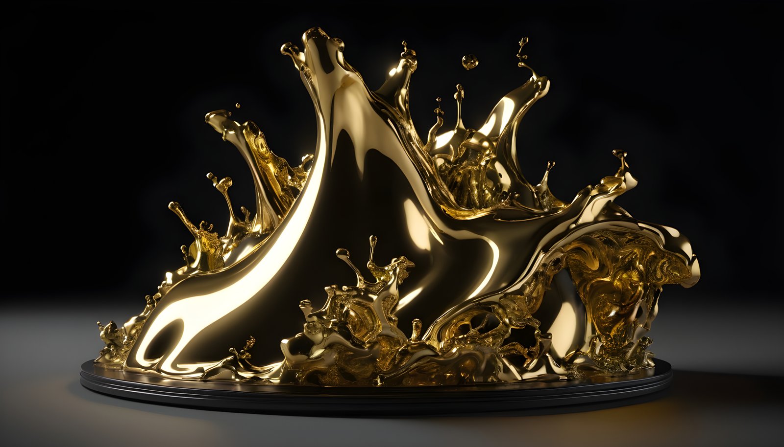 Black and Gold Liquid 6 University Home Page Services